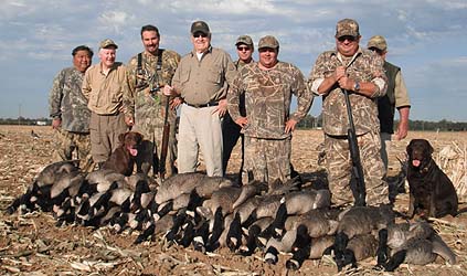 A successful Canadian Goose Hunt